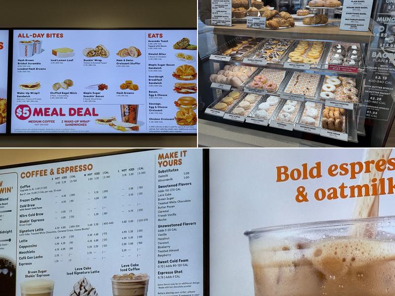 Dunkin Menu
