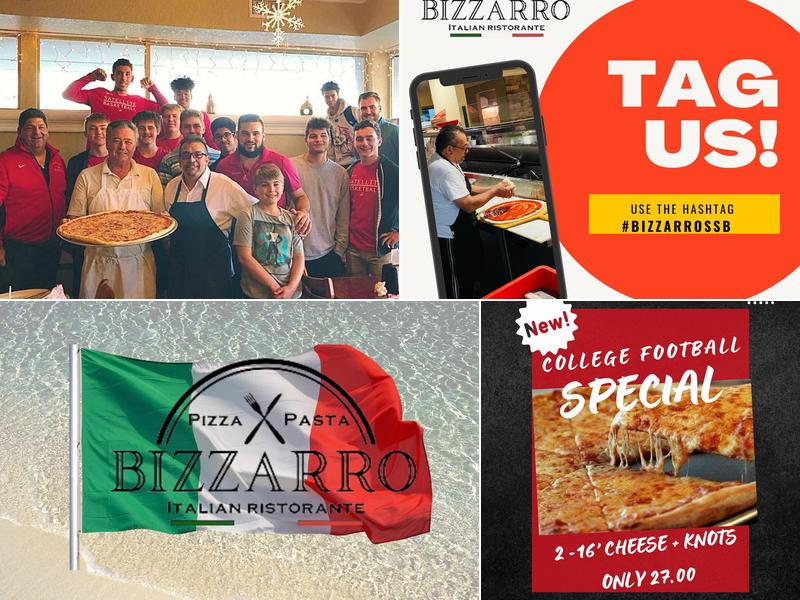 BIZZARRO PIZZA & PASTA 1024 Jimmy Buffett Mem Hwy, Satellite Beach