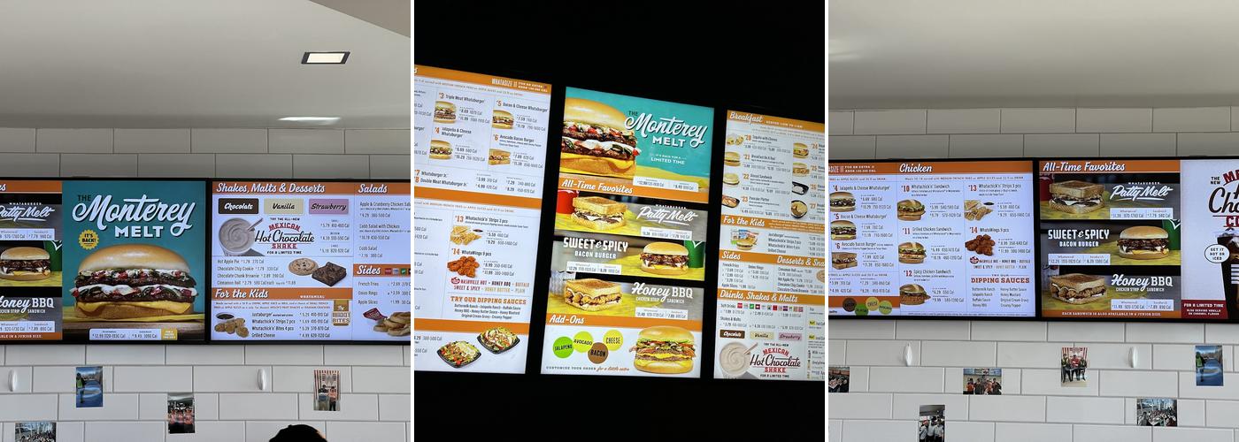 Whataburger Menu