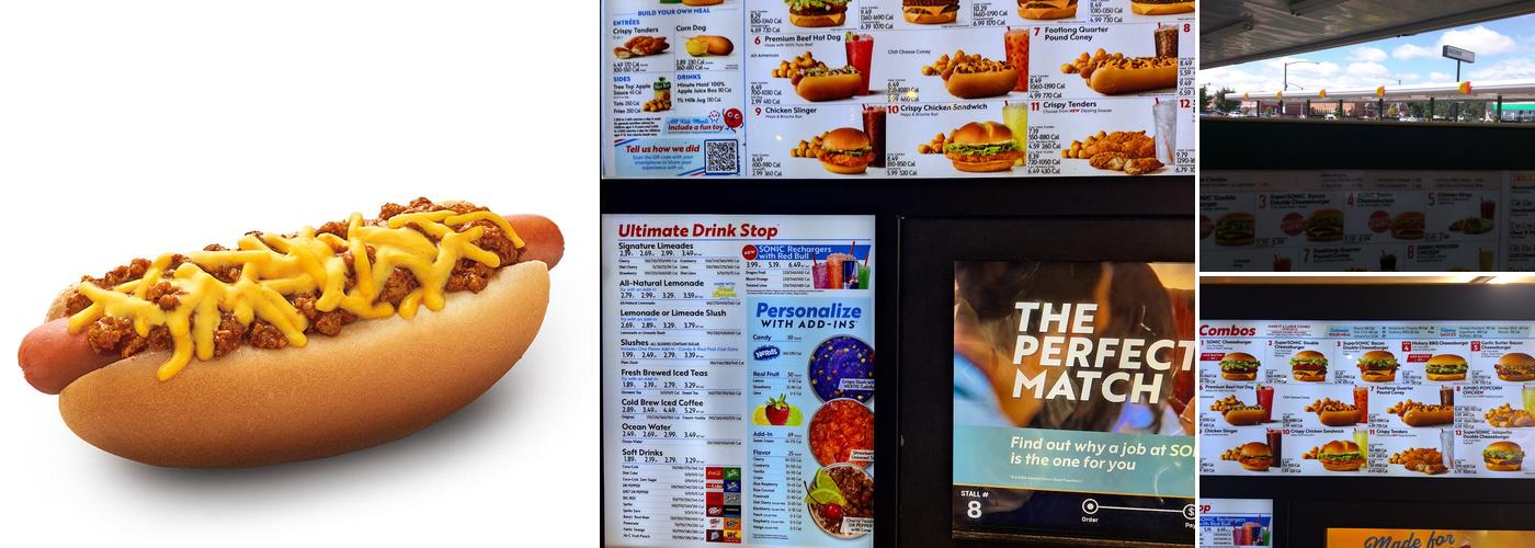 Sonic Drive-In Menu