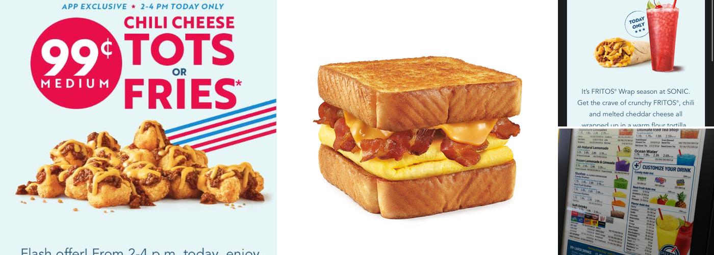 Sonic Drive-In Menu