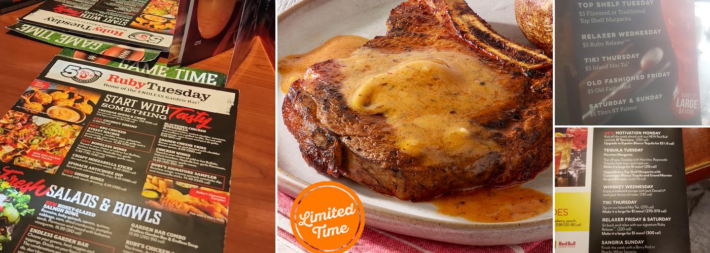 Ruby Tuesday Menu