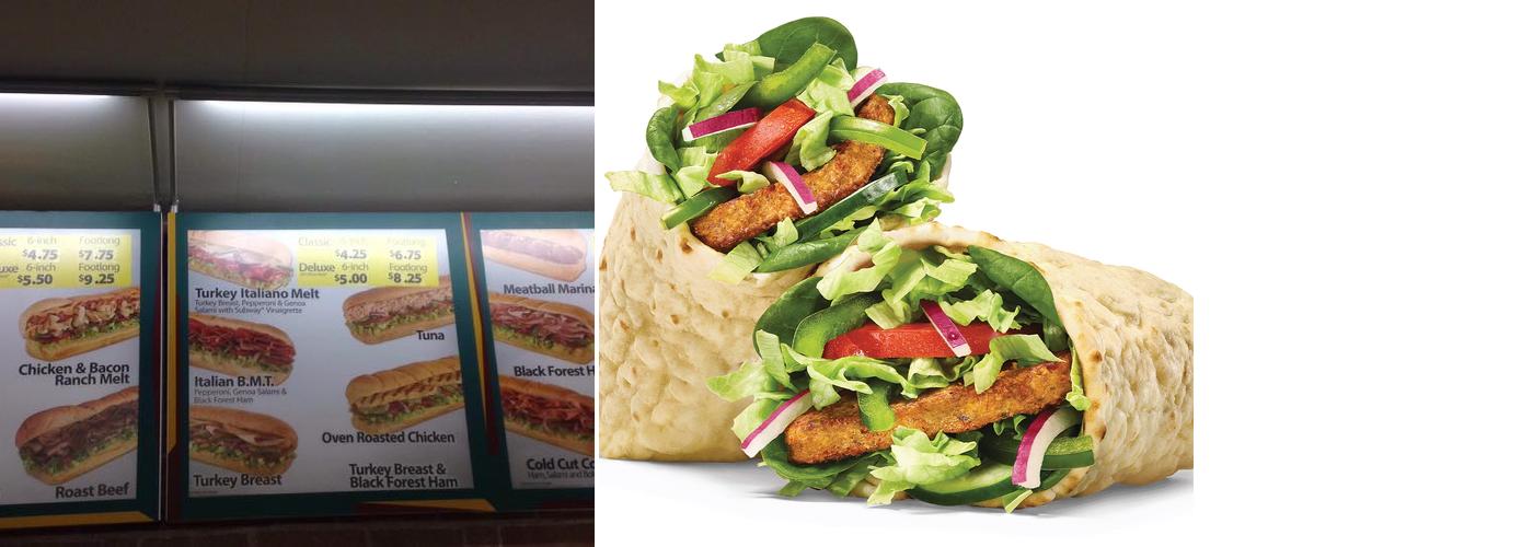 Subway Menu