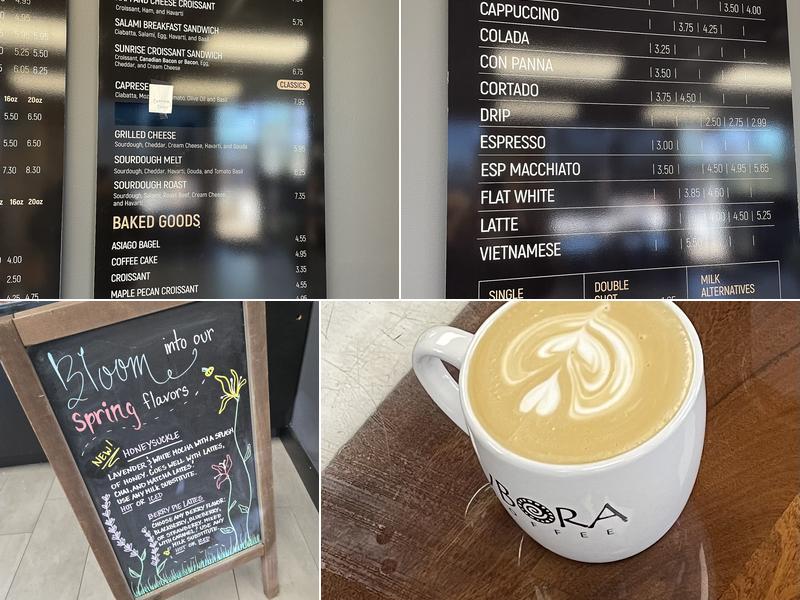 Ubora Coffee Evans Menu