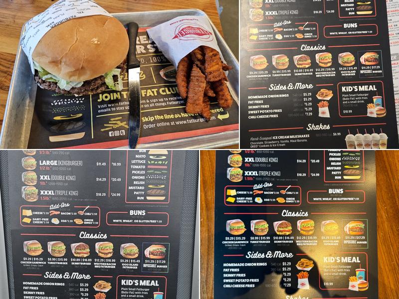 Fatburger Menu