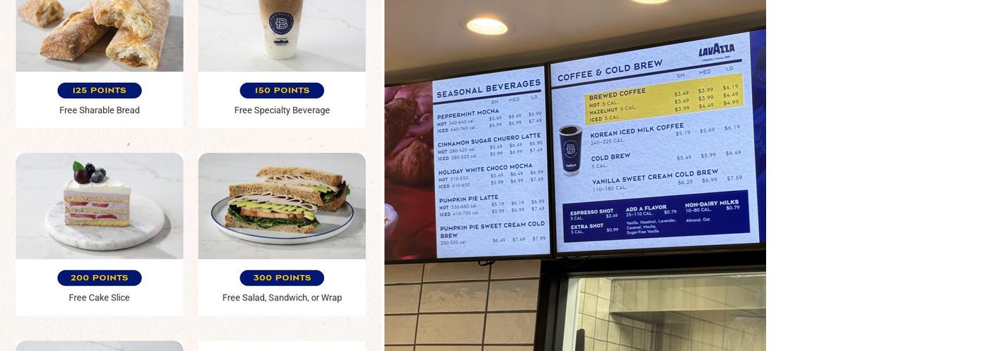 Paris Baguette Menu