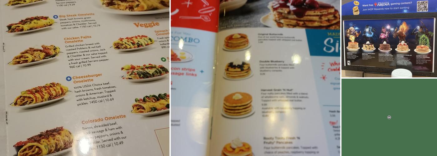IHOP Menu