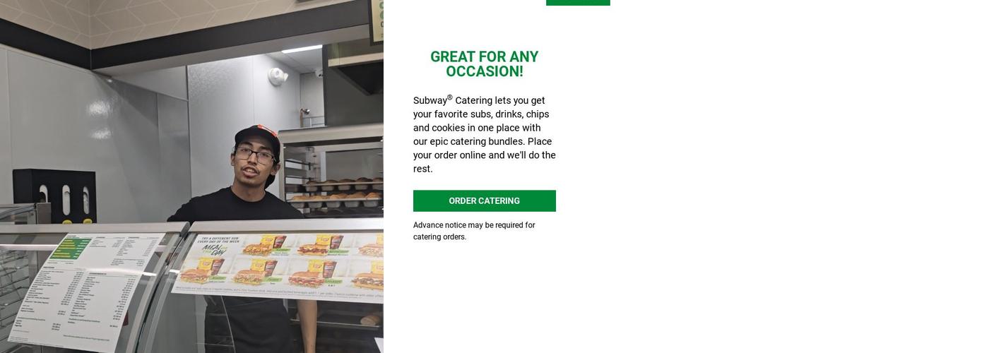 Subway Menu