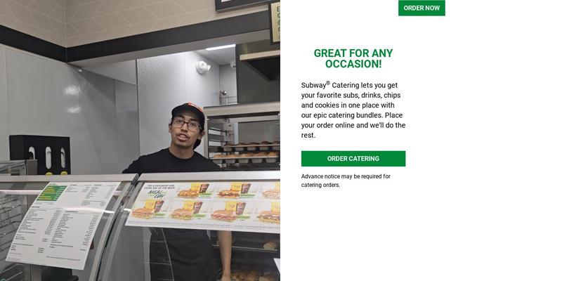 Subway Menu