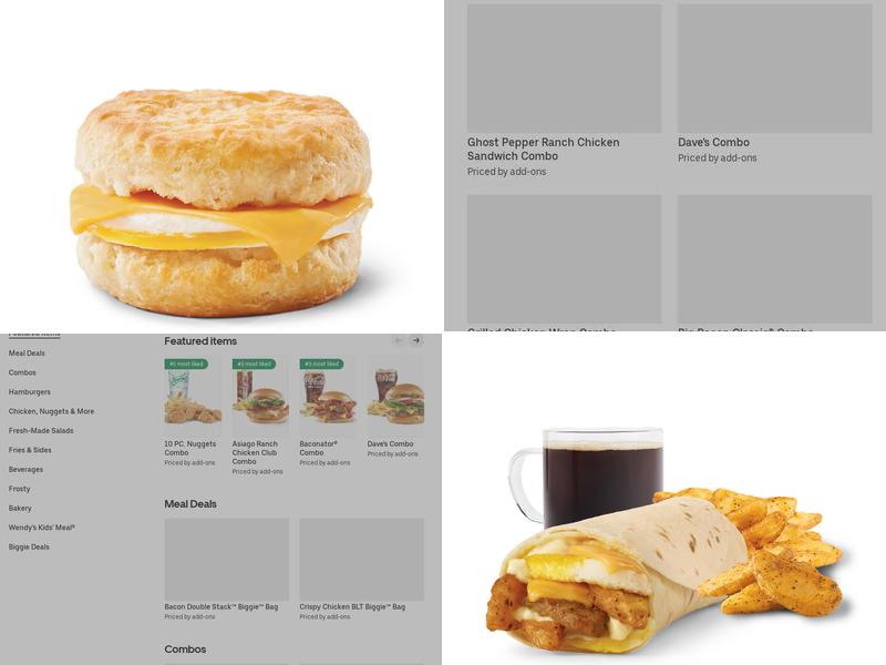 Wendy's Menu