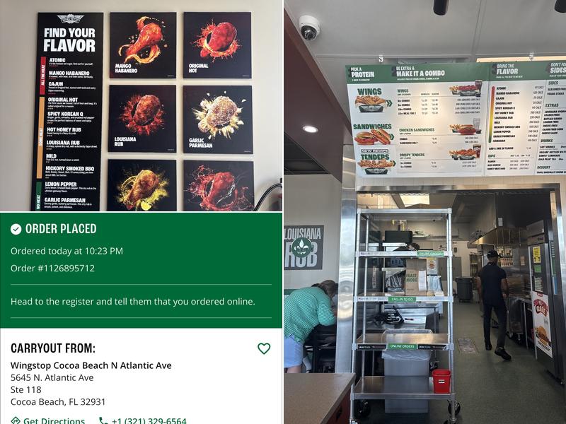 Wingstop Menu