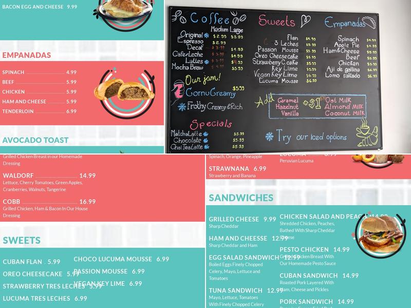 Cornucopia Café Menu