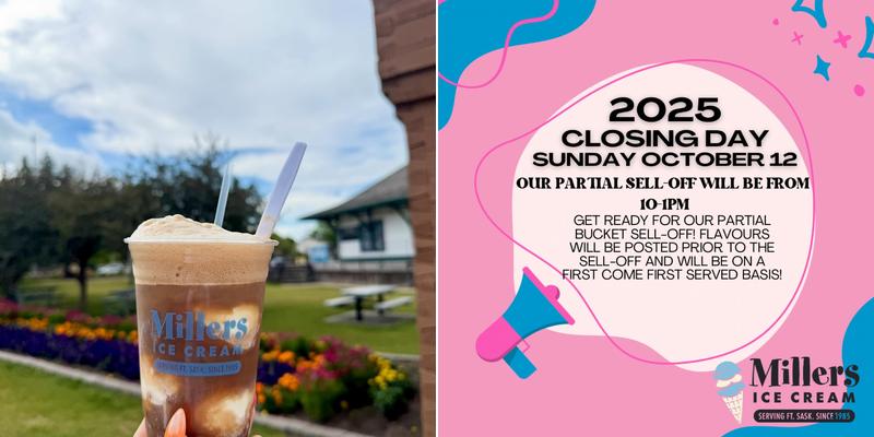 Millers Ice Cream 10030 99 Ave, Fort Saskatchewan