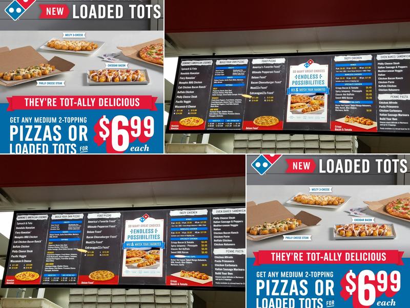 Domino's Pizza Menu