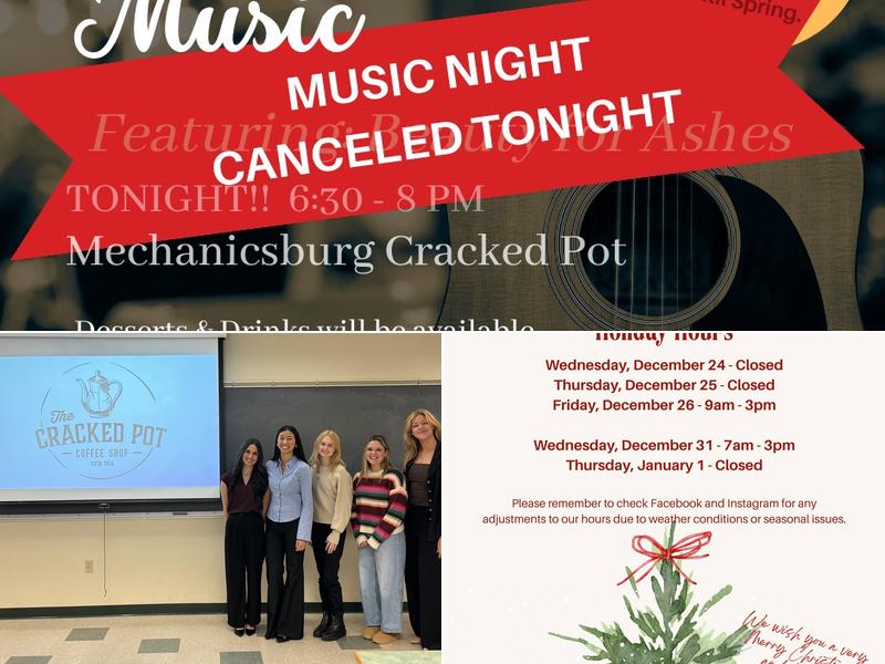 The Cracked Pot Coffee Shop 36 N Hanover St, Carlisle