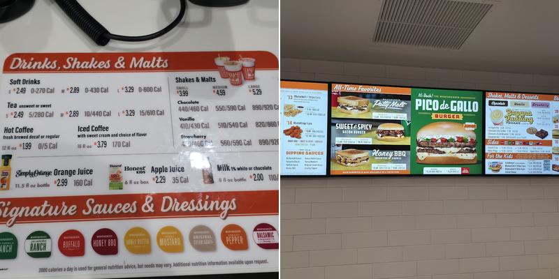 Whataburger Menu