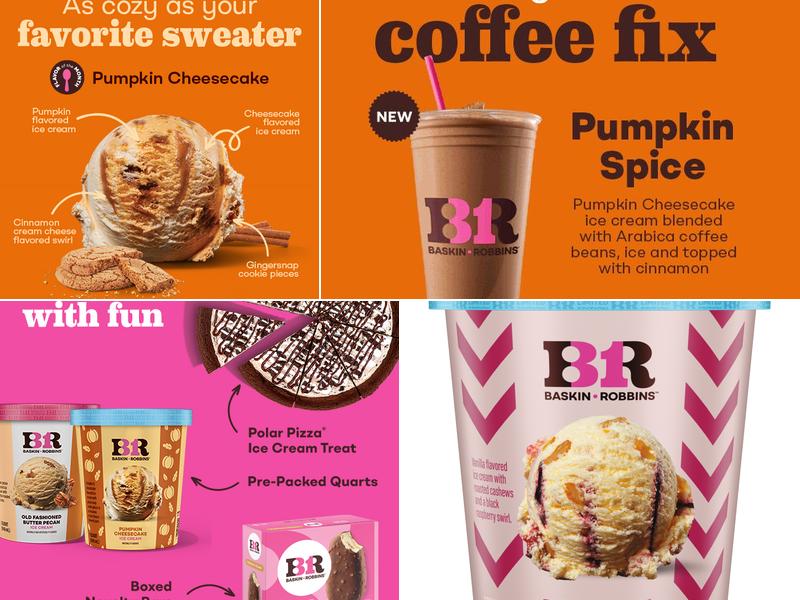 Baskin-Robbins Menu