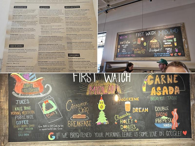 First Watch Menu