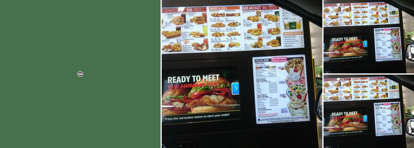 Sonic Drive-In Menu
