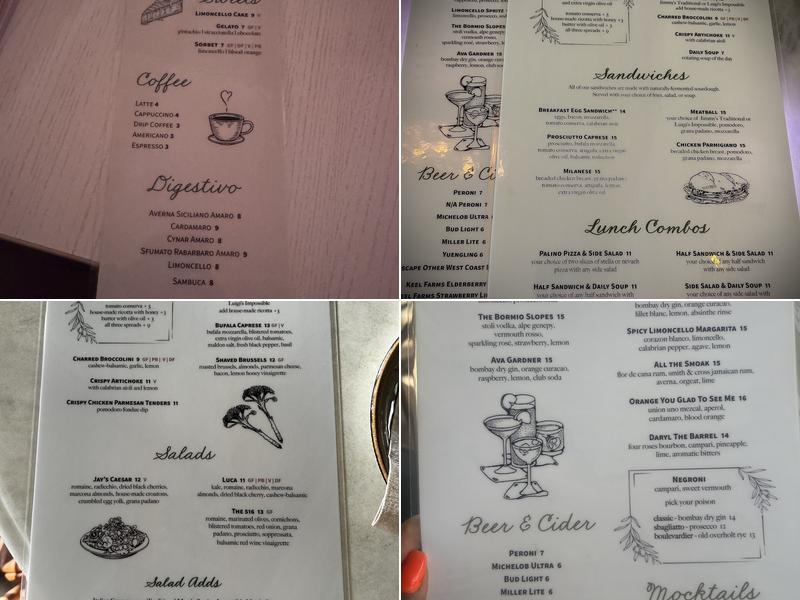 Jay Luigi Menu