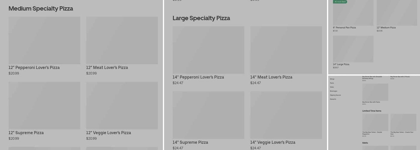Pizza Hut Menu