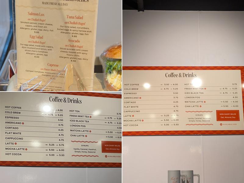 Bakey Menu