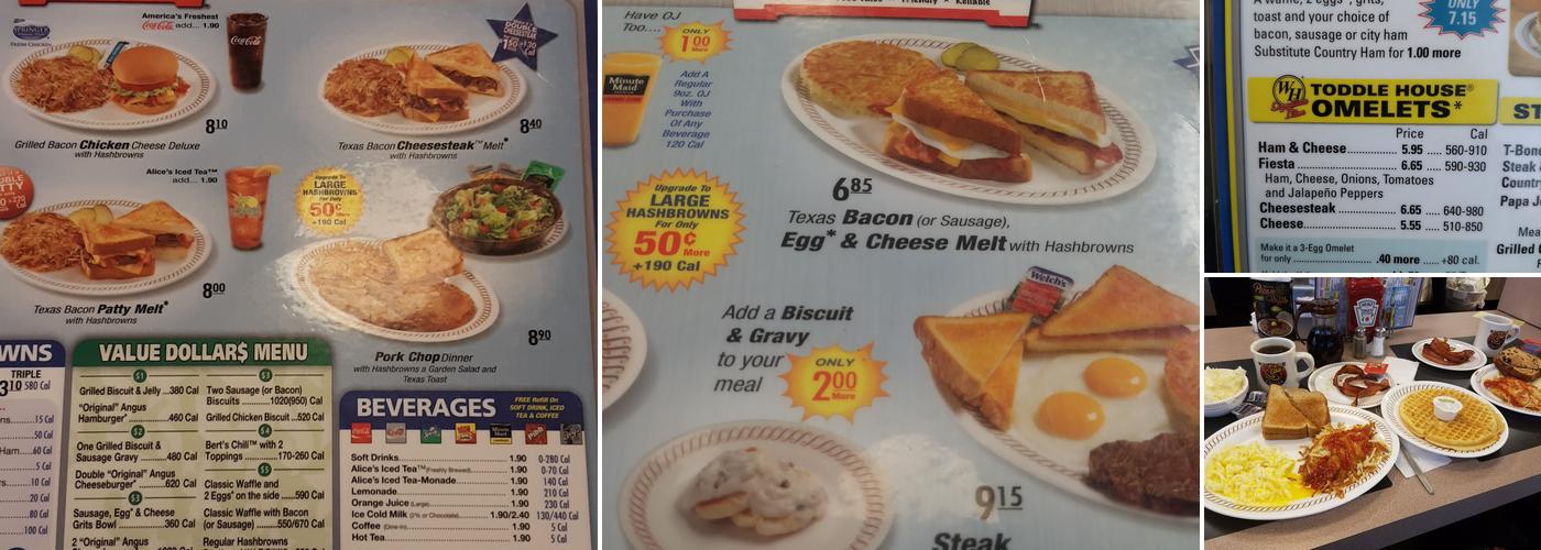 Waffle House Menu