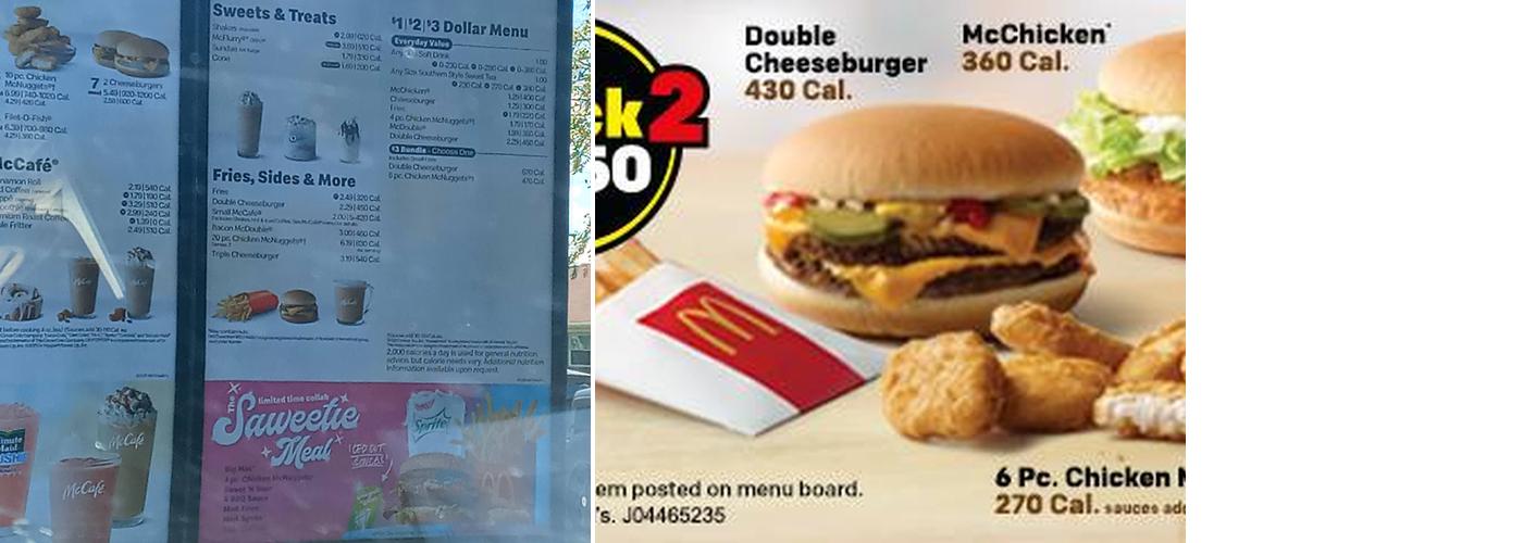 McDonald's Menu
