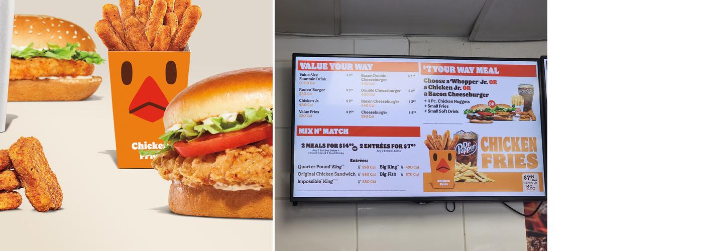 Burger King Menu