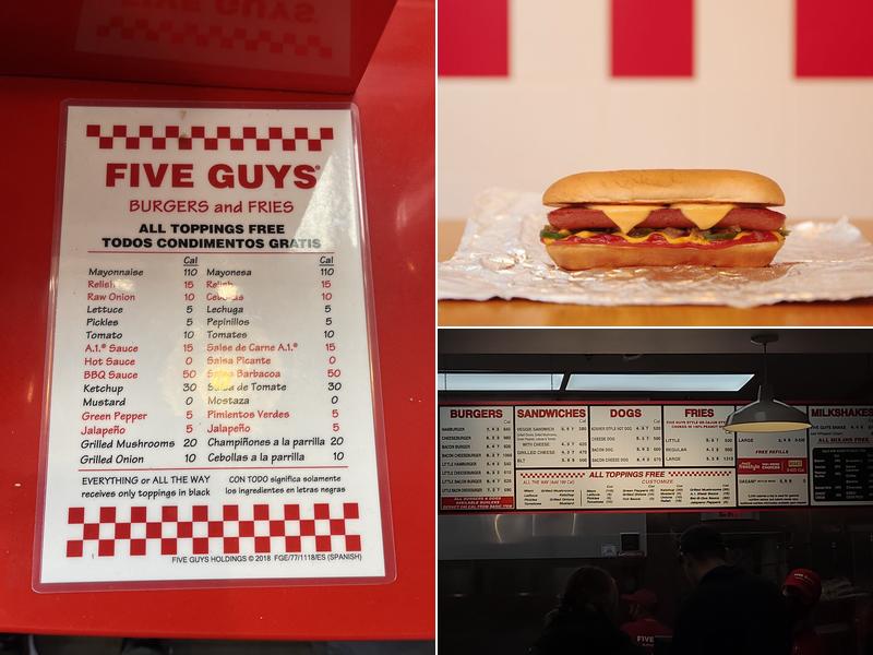 Five Guys Menu