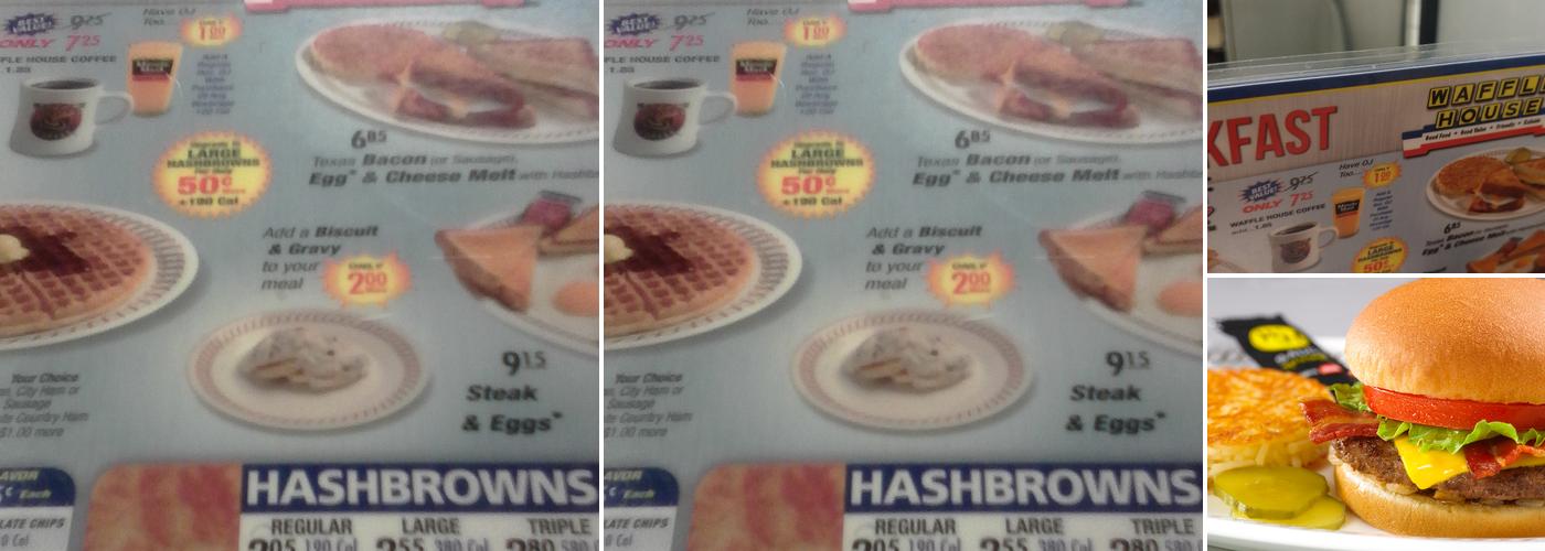 Waffle House Menu