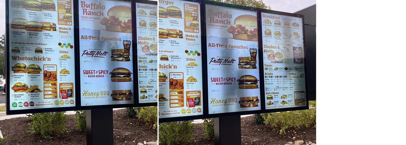 Whataburger Menu
