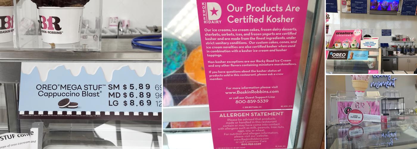 Baskin-Robbins Menu