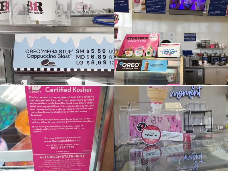 Baskin-Robbins Menu