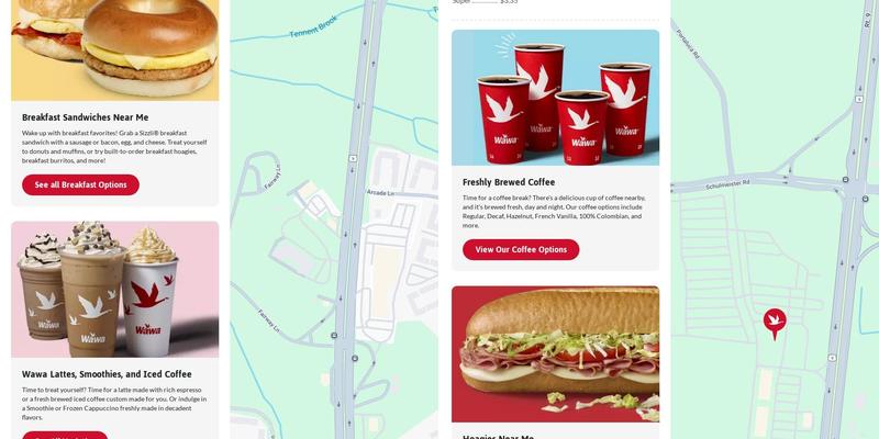 Wawa Menu
