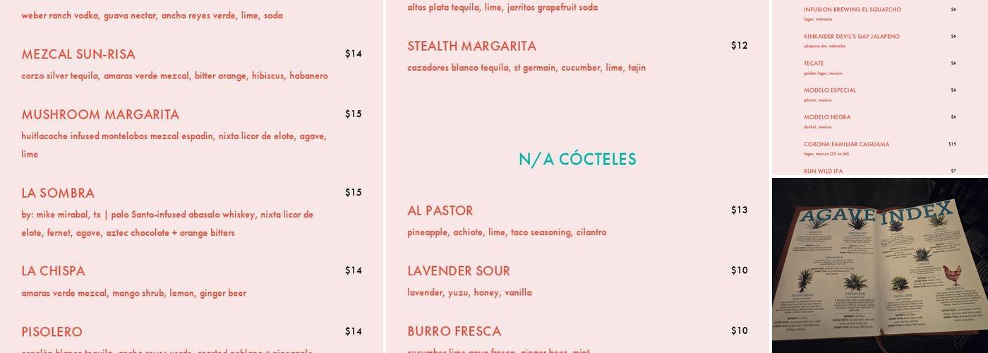 Ghost Donkey - Omaha Menu