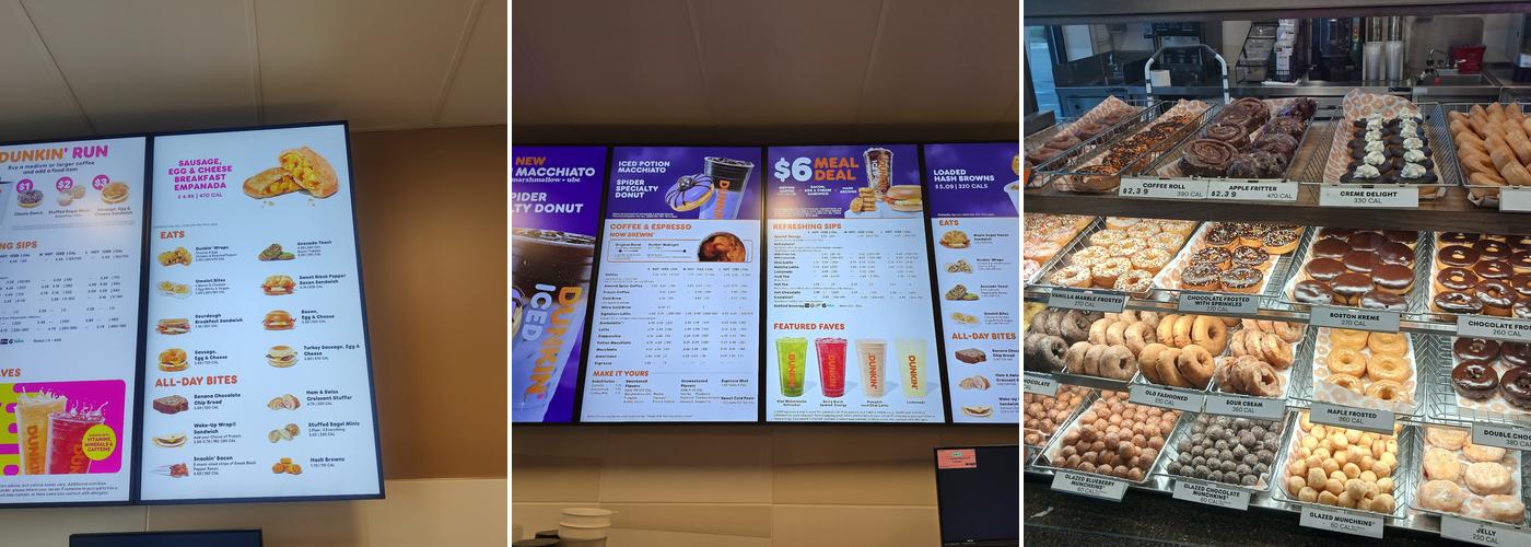 Dunkin' Menu