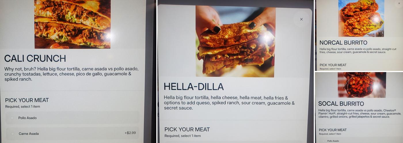 Man vs fries Menu