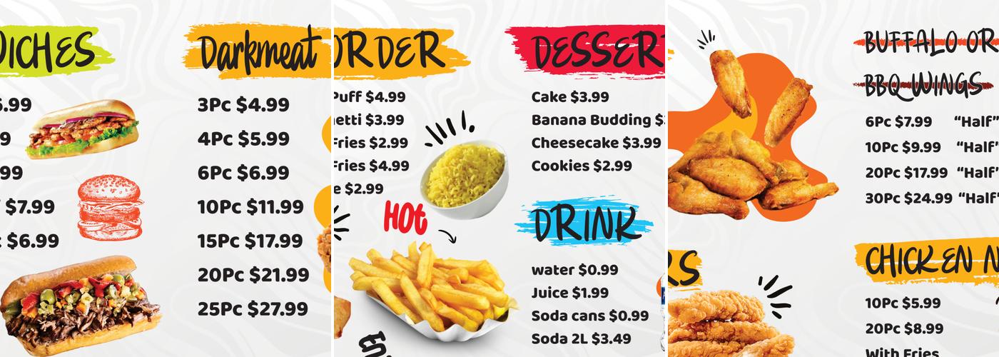 MAYAS FISH & CHICKEN Menu
