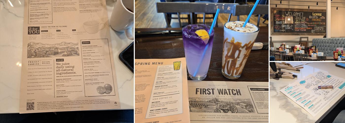 First Watch Menu