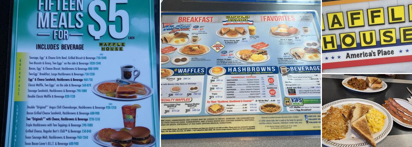 Waffle House Menu