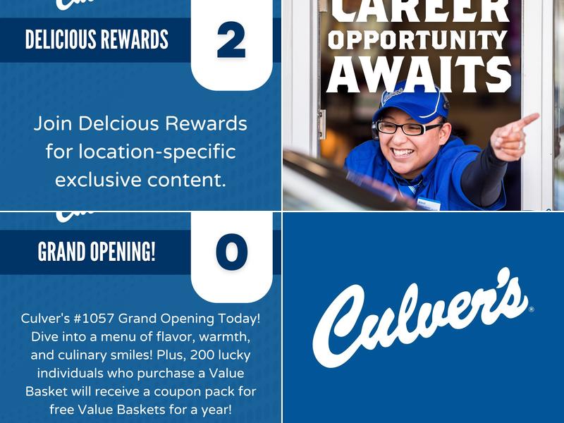 Culver’s 560 S Indiana St, Mooresville