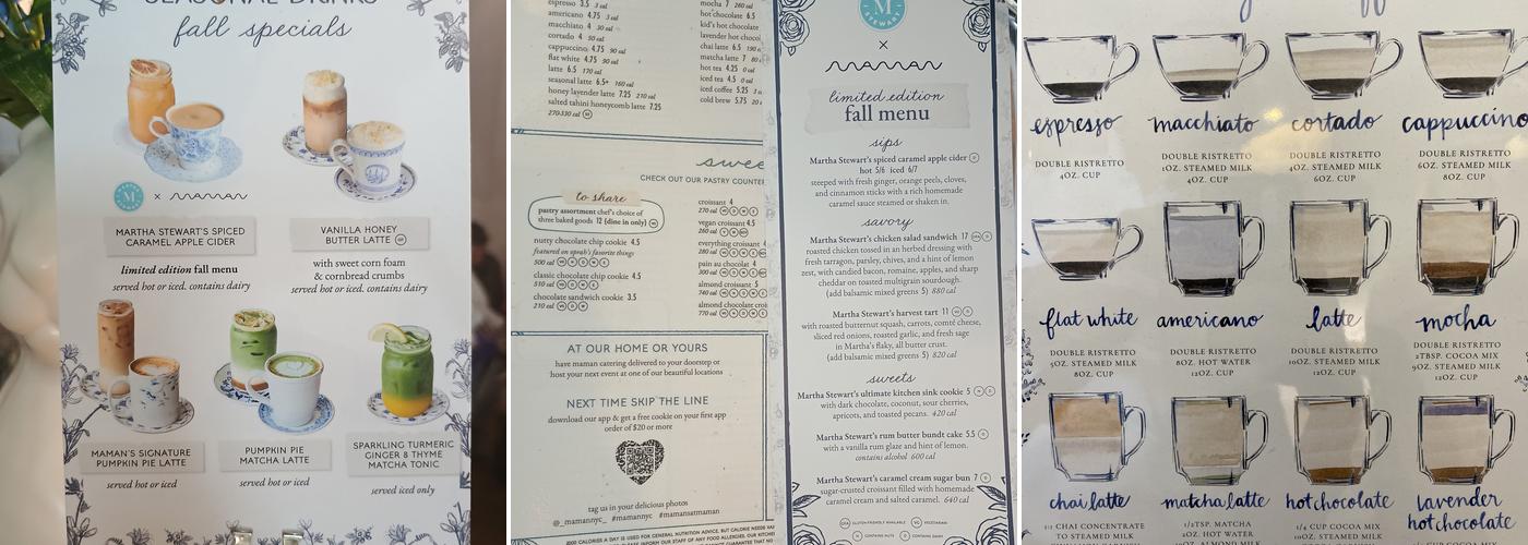 maman Menu