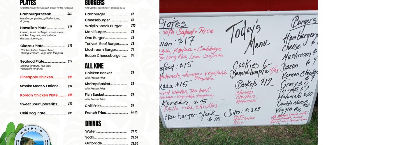 Good Eats Menu