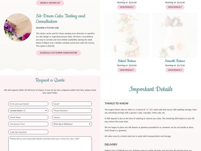 Sugartopia Bakery Menu