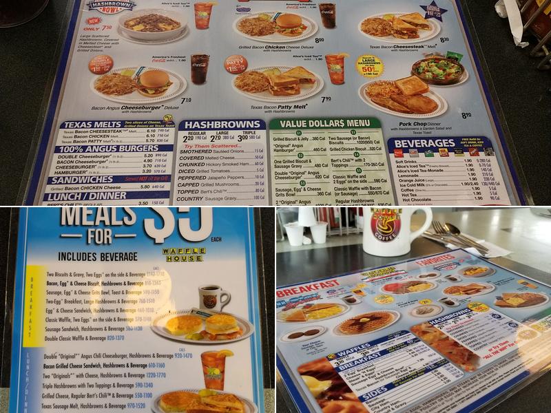 Waffle House Menu