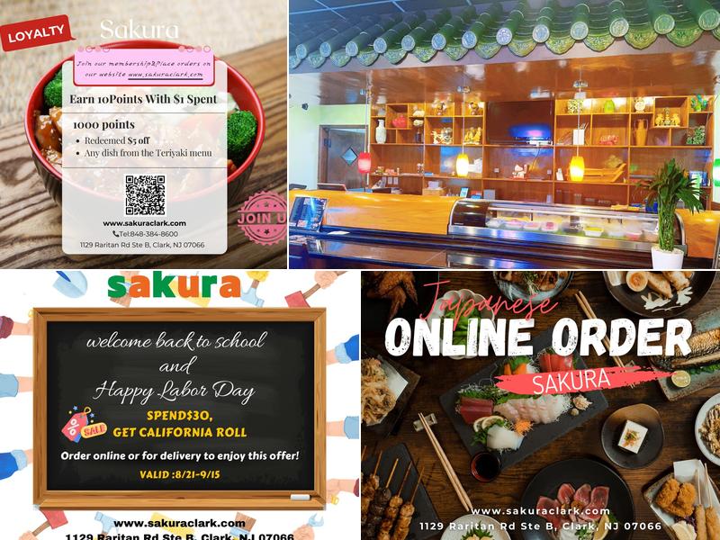 Sakura 1129 Raritan Rd ste B, Clark