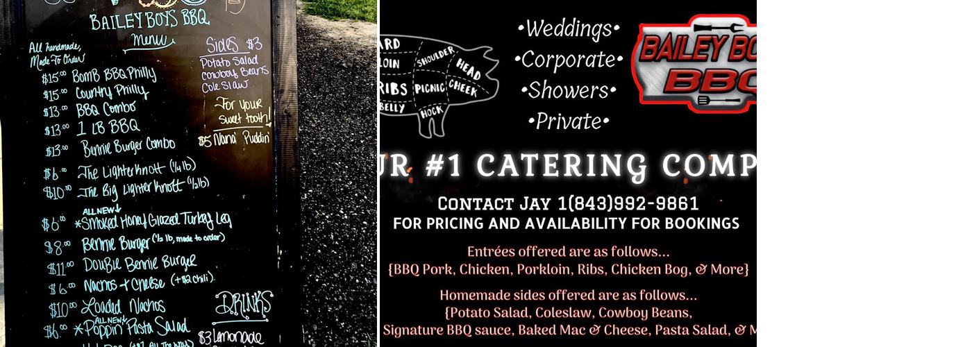 Bailey Boys BBQ Menu