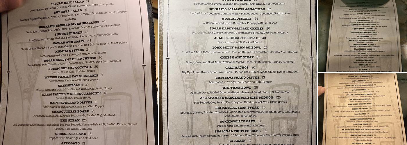 Sidecar Menu
