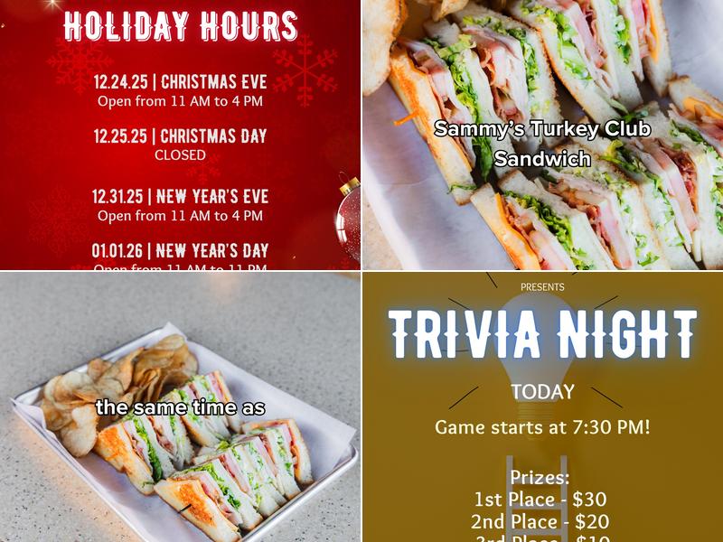 Sammy's Pub & Grill 2029 Ogden Ave #1977, Lisle